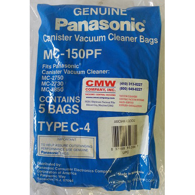 Panasonic Type C4 Vacuum Bags