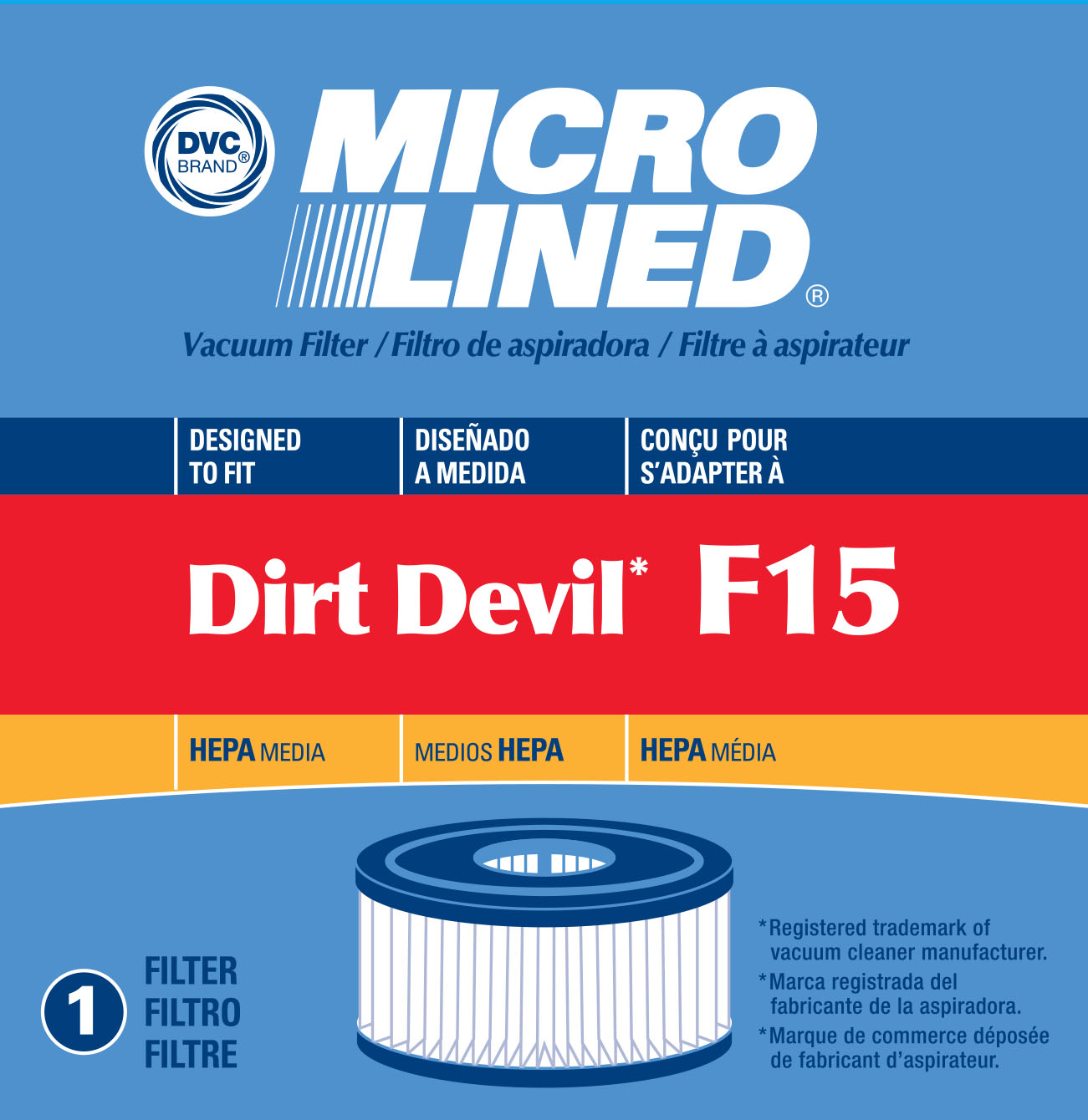 Dirt Devil HEPA Filter F15