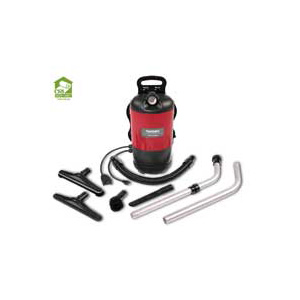 Sanitaire Backpack Vacuum Cleaner, 1.50 Gal, 12", Red SC412
