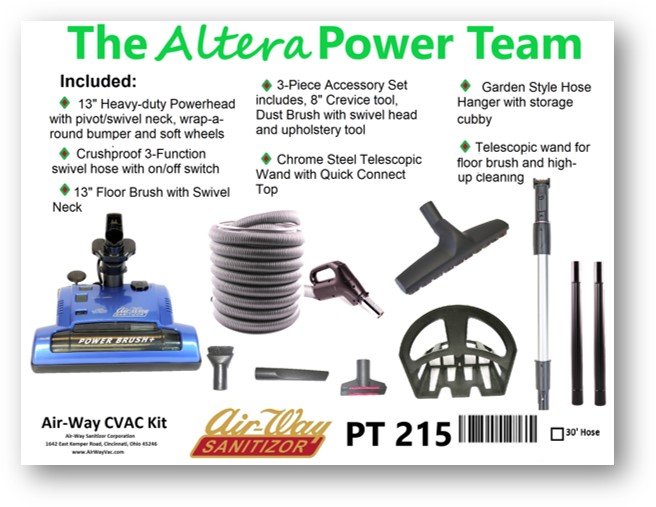 Air-Way Central Vacuum Attachment Set