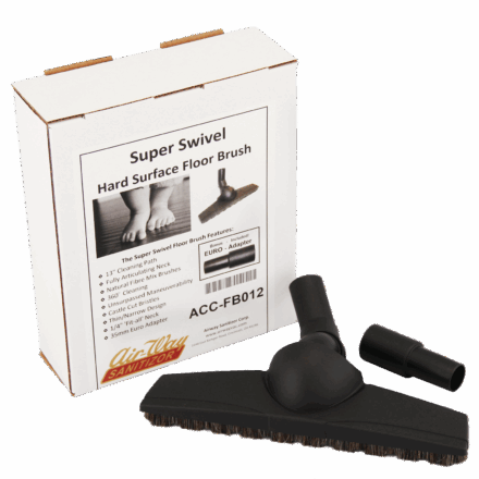 Super Swivel Floor Brush With Euro Adapter