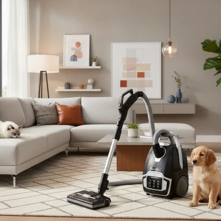 Air-Way Ultra Kleen Pet Vacuum with pets