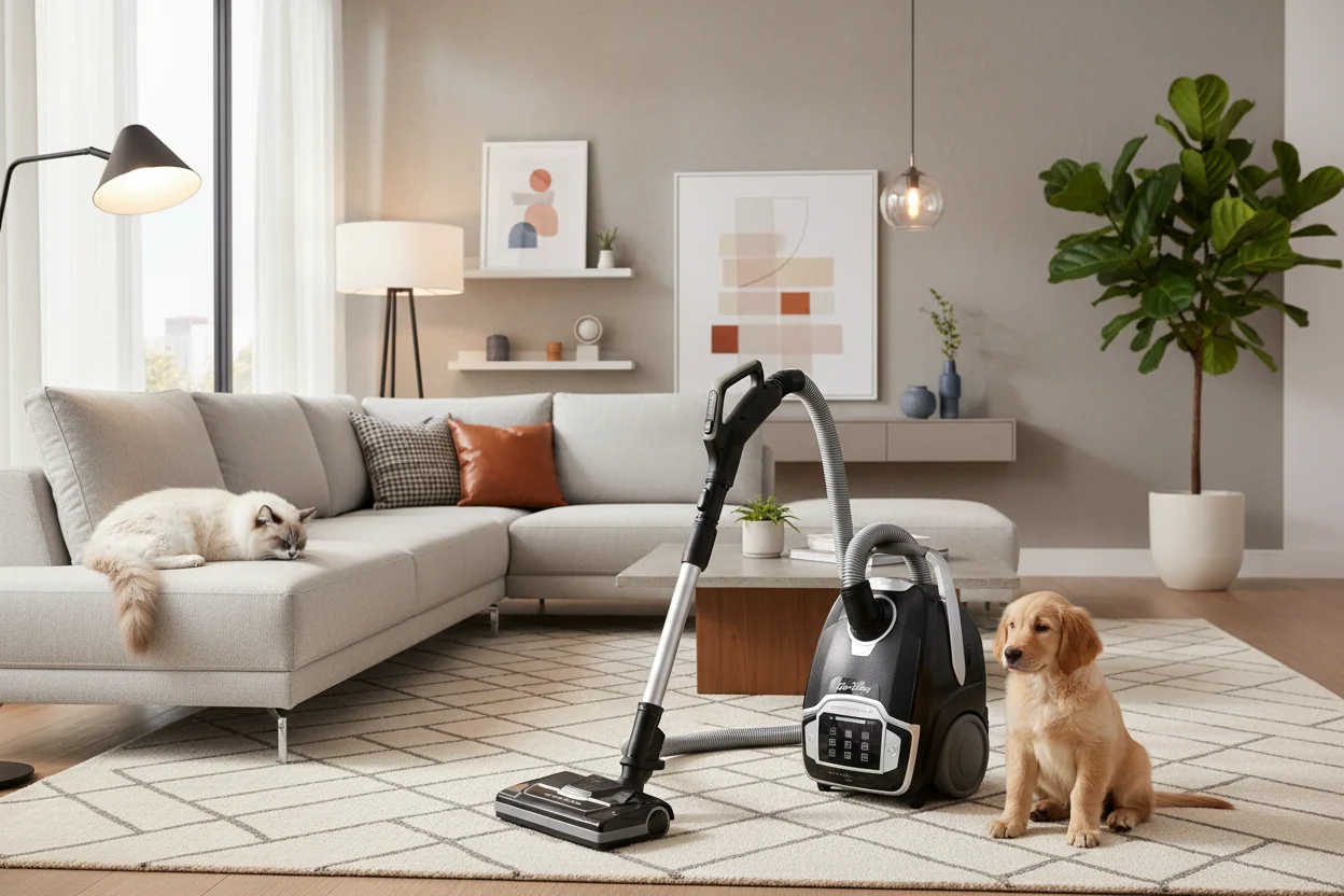 Air-Way Ultra Kleen Pet Vacuum with pets