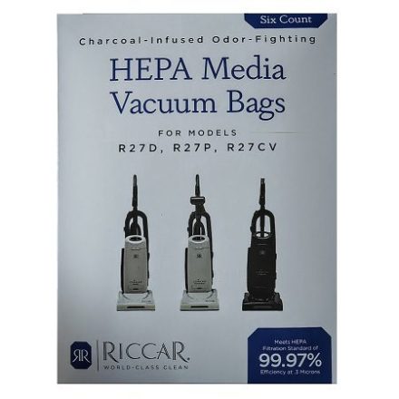 Riccar R27 HEPA Charcoal Lined Bags