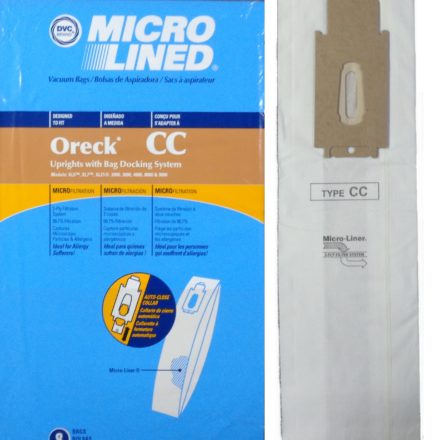 Oreck CC Vacuum Bags 8 Pack