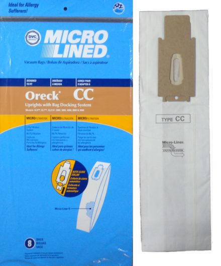 Oreck CC Vacuum Bags 8 Pack