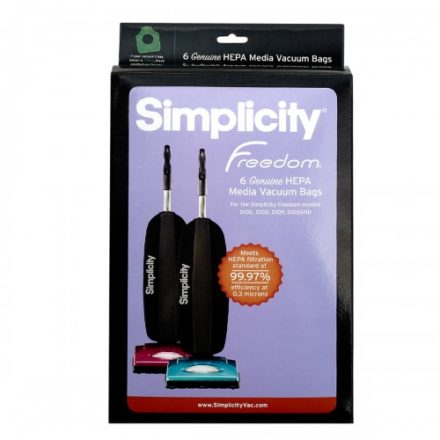 Simplicity Freedom Type L HEPA Vacuum Bags SLH-6 